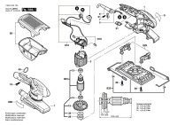 Bosch 3 603 C40 100 Pss 200 Ac Orbital Sander 230 V / Eu Spare Parts